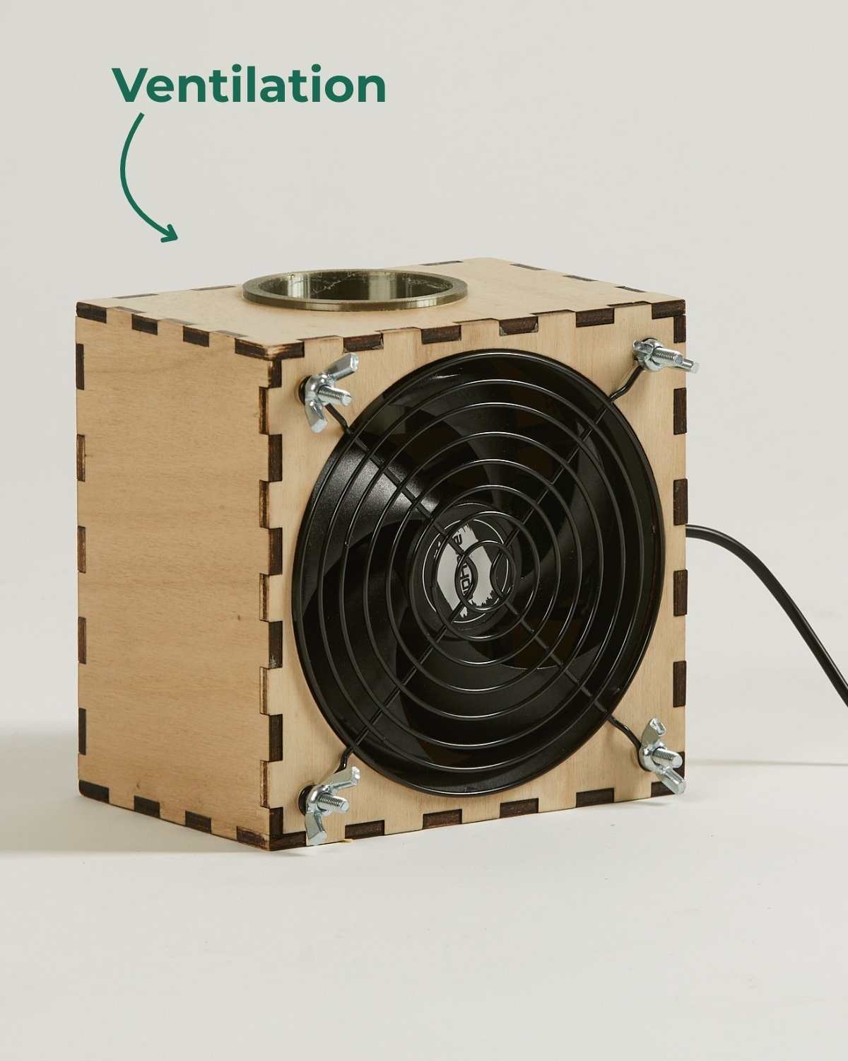 Ventilateur pour toilette sèche à séparation