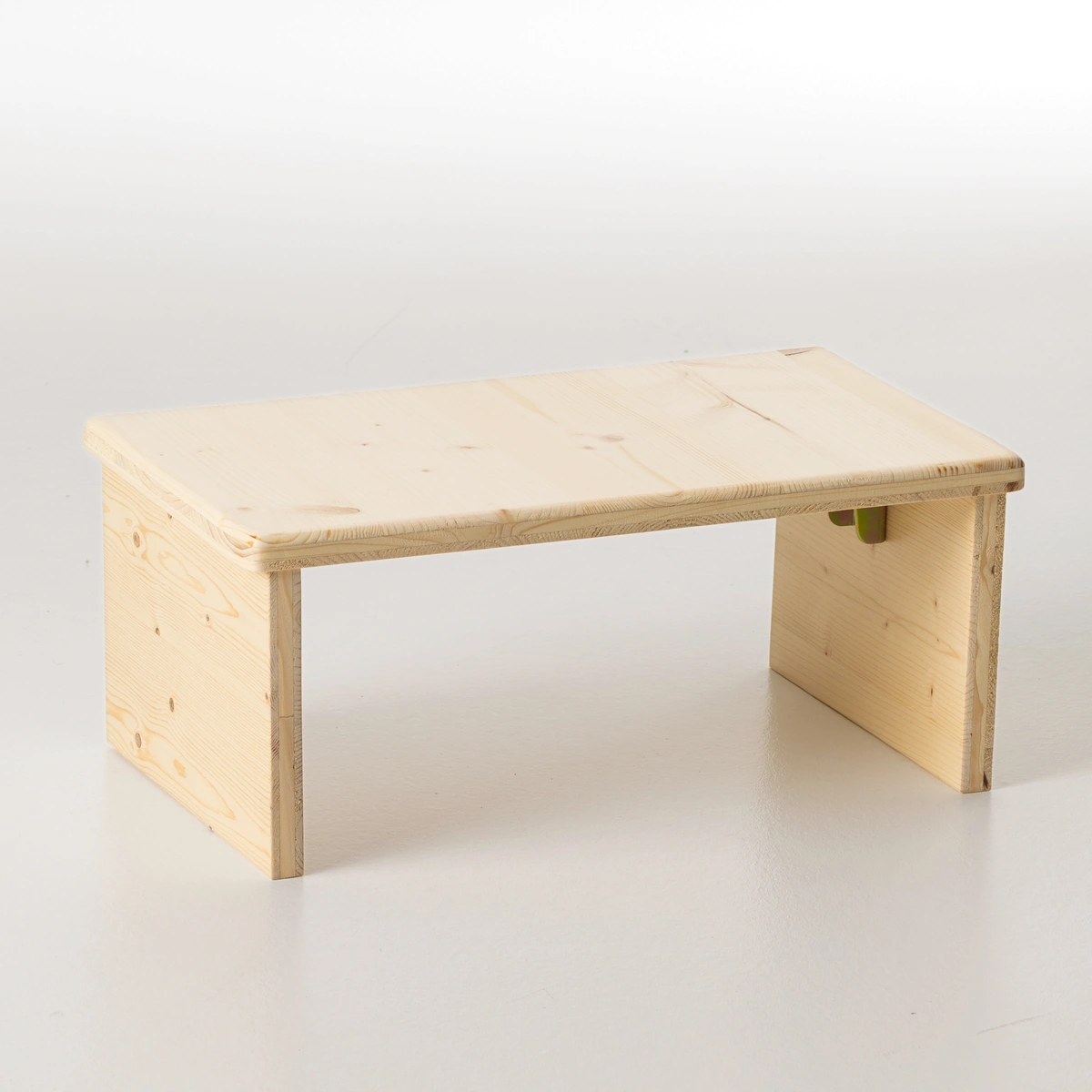 Marche pied WC en bois pliable et physiologique