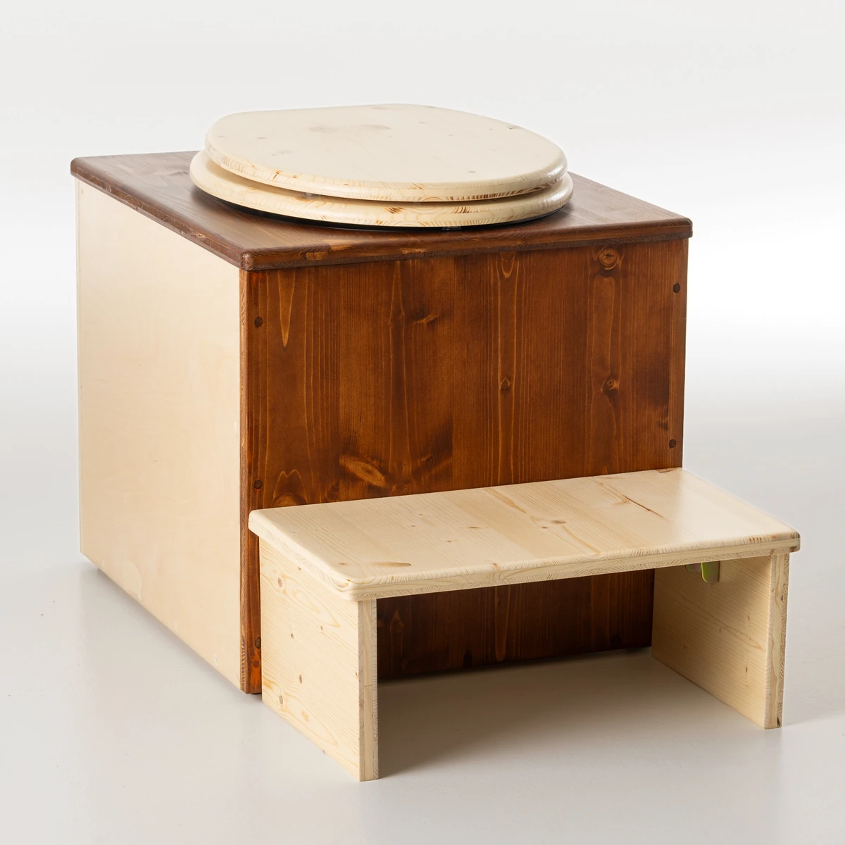 Rehausseur pied pliable pour toilette en bois